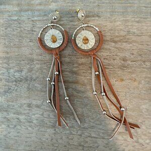 Free People Cadence Fringe Dangle Earrings NWT